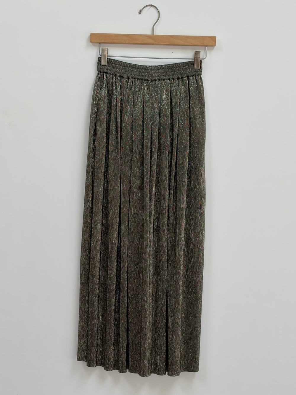 Isabel Marant Metallic Wide-Leg Culottes in Gold